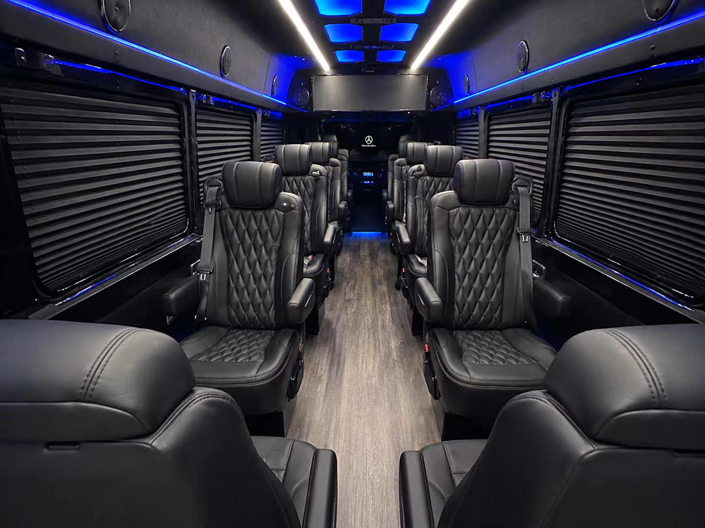 10 passenger sprinter van inside