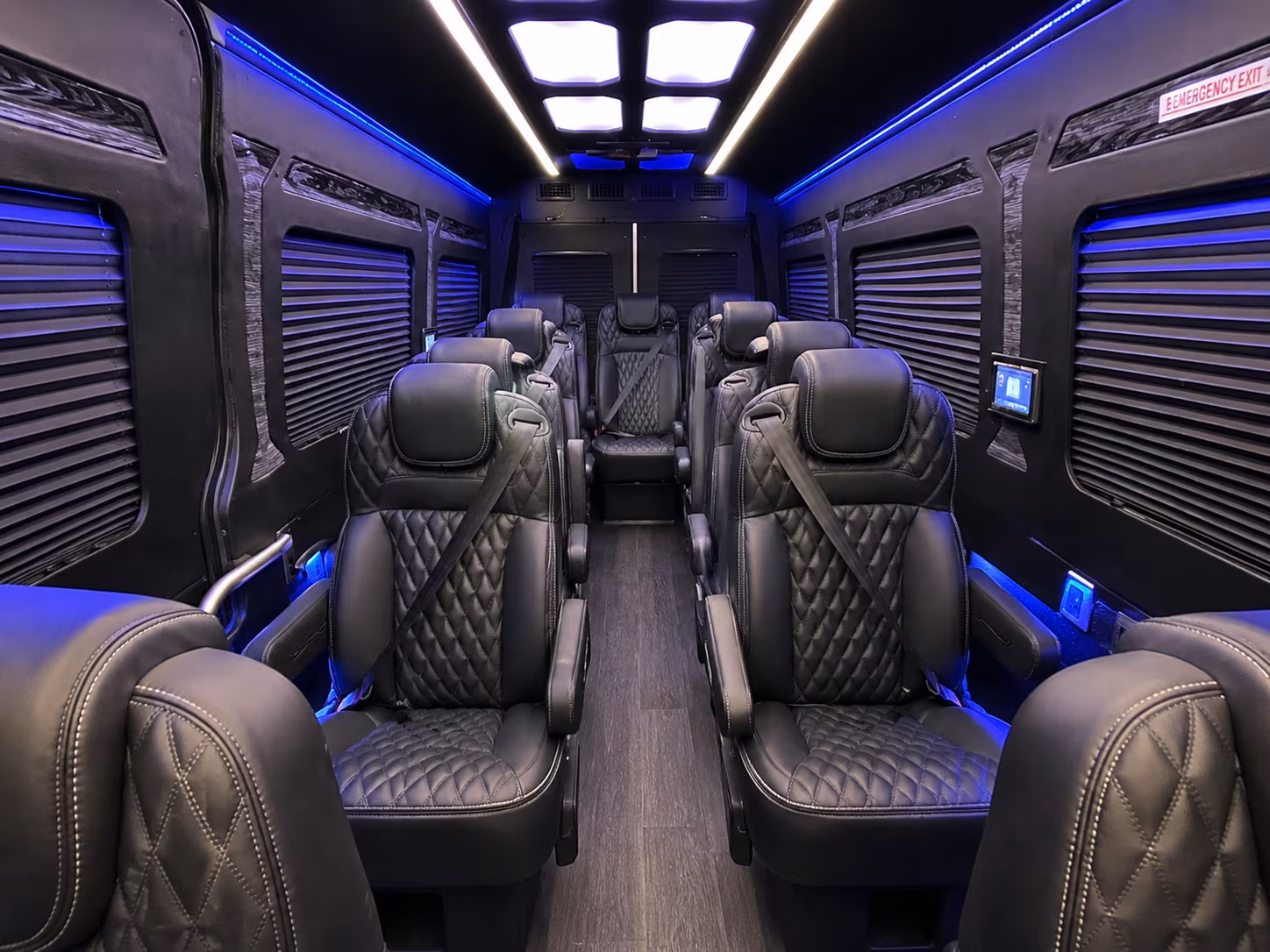lansing 10 passenger sprinter van interior