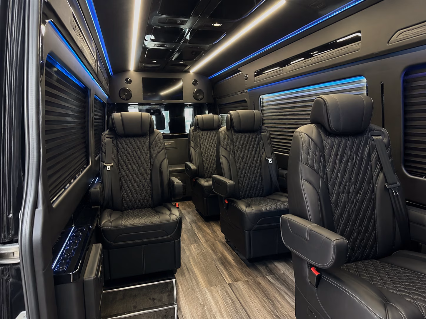 lansing 18 passenger sprinter van inside