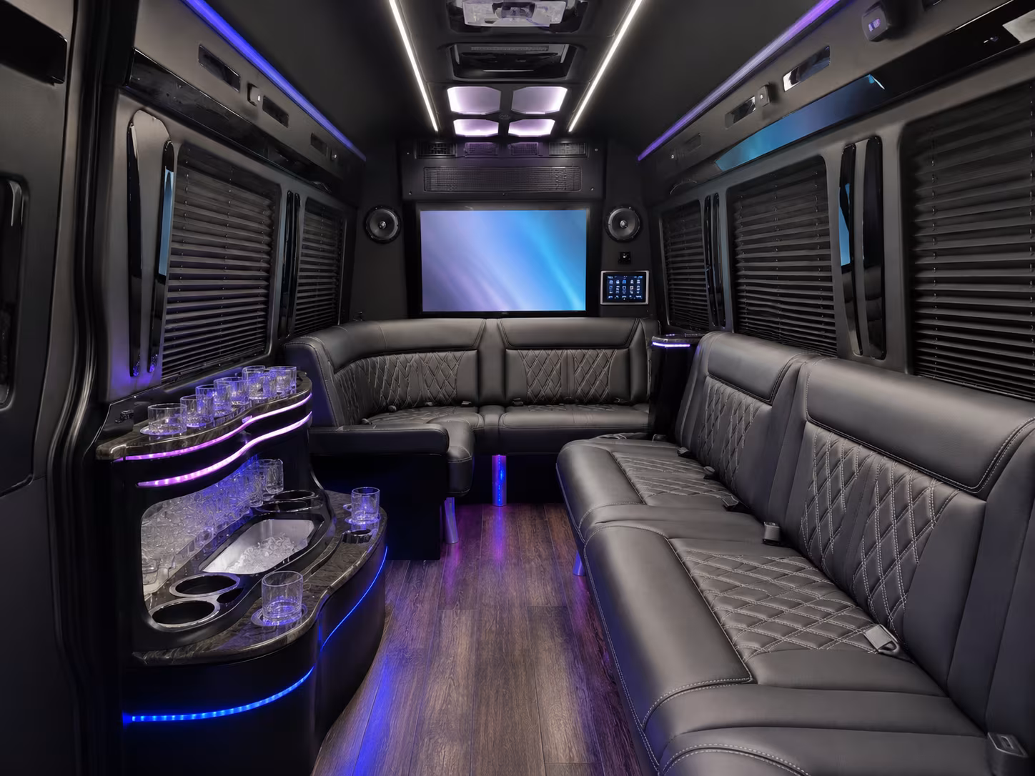 lansing sprinter limousine inside